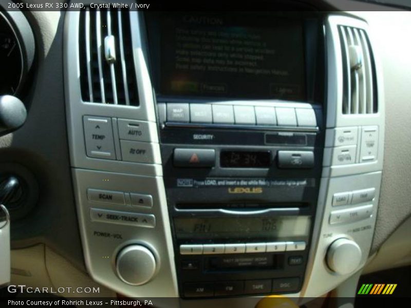 Crystal White / Ivory 2005 Lexus RX 330 AWD