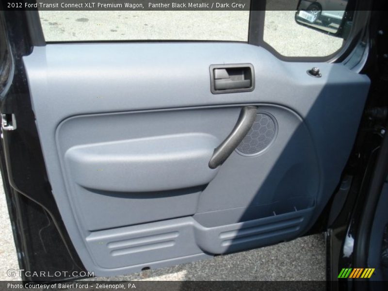 Panther Black Metallic / Dark Grey 2012 Ford Transit Connect XLT Premium Wagon