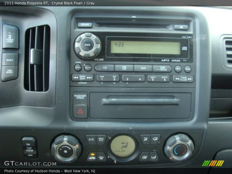 Crystal Black Pearl / Gray 2011 Honda Ridgeline RT