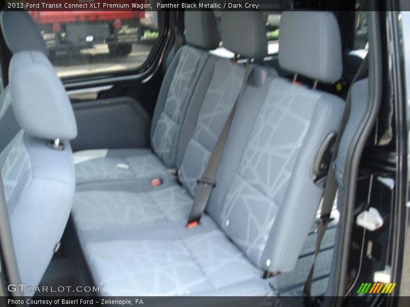 Panther Black Metallic / Dark Grey 2012 Ford Transit Connect XLT Premium Wagon