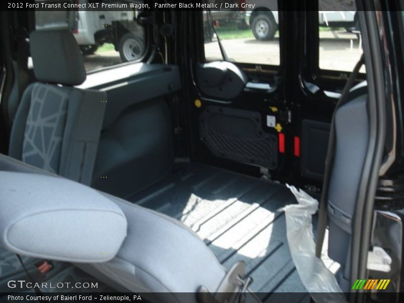 Panther Black Metallic / Dark Grey 2012 Ford Transit Connect XLT Premium Wagon