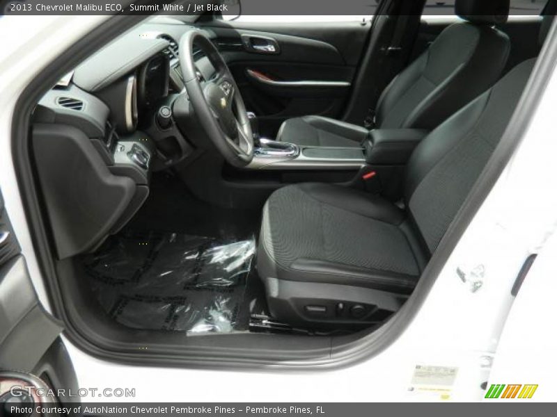 Summit White / Jet Black 2013 Chevrolet Malibu ECO