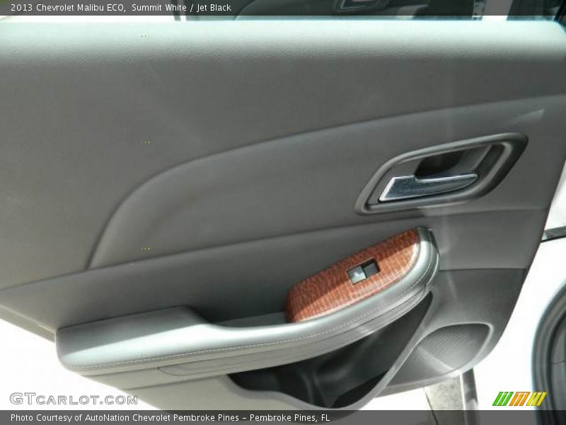 Summit White / Jet Black 2013 Chevrolet Malibu ECO