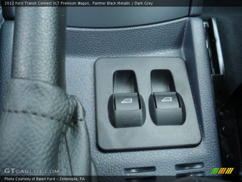 Panther Black Metallic / Dark Grey 2012 Ford Transit Connect XLT Premium Wagon