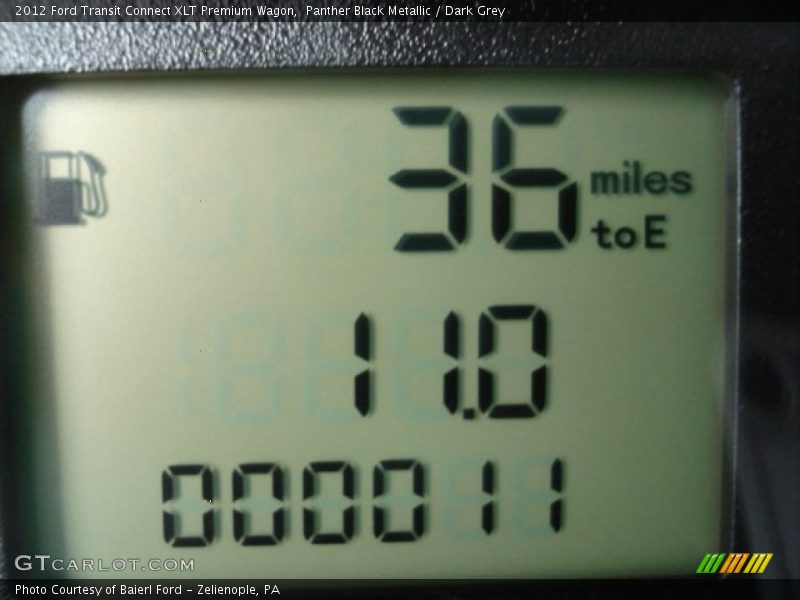 Panther Black Metallic / Dark Grey 2012 Ford Transit Connect XLT Premium Wagon