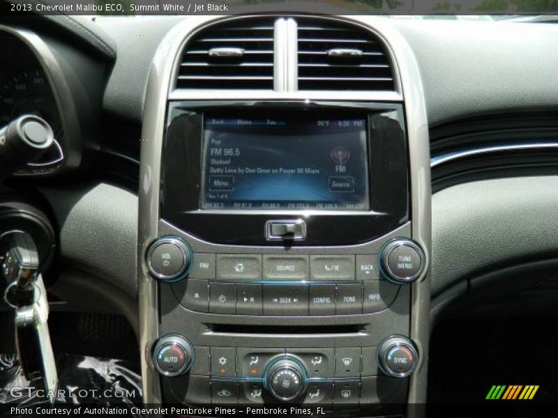 Summit White / Jet Black 2013 Chevrolet Malibu ECO