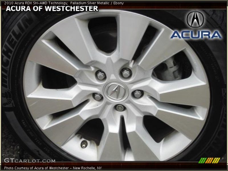 Palladium Silver Metallic / Ebony 2010 Acura RDX SH-AWD Technology