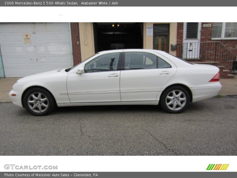 Alabaster White / Ash 2006 Mercedes-Benz S 500 4Matic Sedan