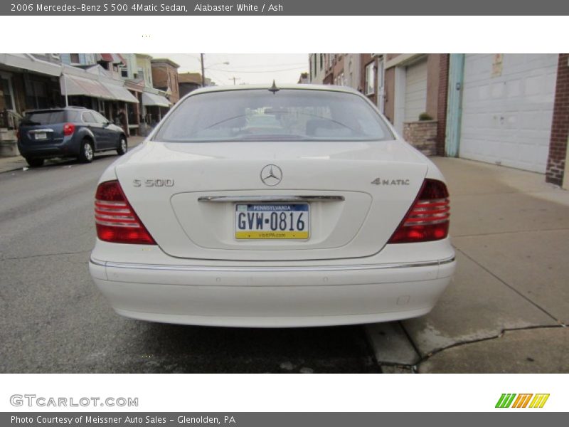 Alabaster White / Ash 2006 Mercedes-Benz S 500 4Matic Sedan