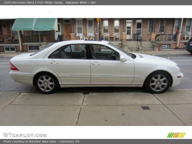 Alabaster White / Ash 2006 Mercedes-Benz S 500 4Matic Sedan