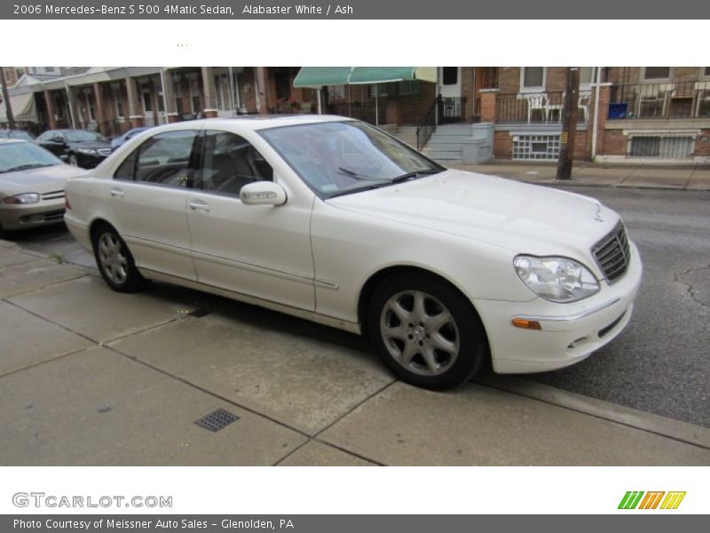 Alabaster White / Ash 2006 Mercedes-Benz S 500 4Matic Sedan