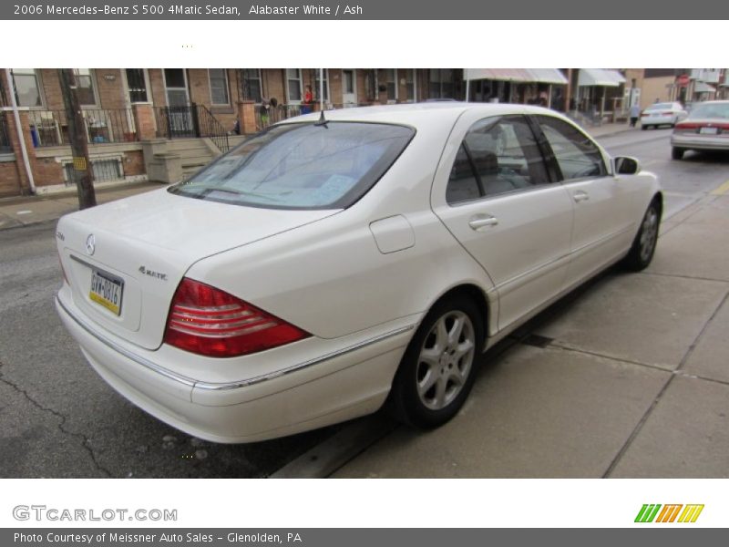 Alabaster White / Ash 2006 Mercedes-Benz S 500 4Matic Sedan