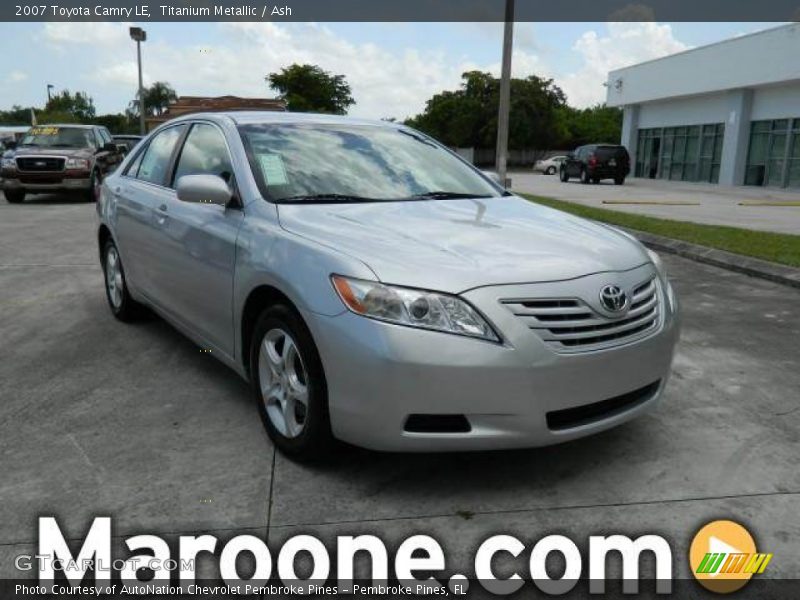 Titanium Metallic / Ash 2007 Toyota Camry LE