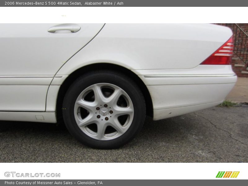 Alabaster White / Ash 2006 Mercedes-Benz S 500 4Matic Sedan