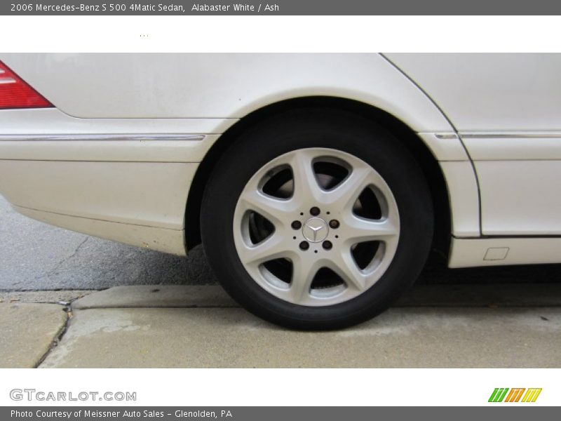 Alabaster White / Ash 2006 Mercedes-Benz S 500 4Matic Sedan