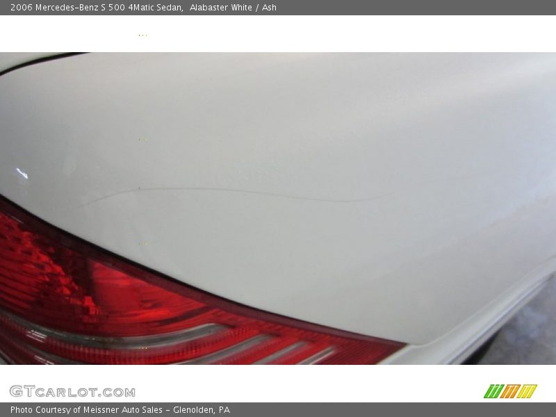 Alabaster White / Ash 2006 Mercedes-Benz S 500 4Matic Sedan
