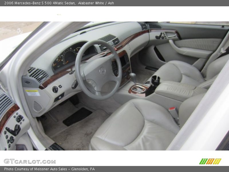 Alabaster White / Ash 2006 Mercedes-Benz S 500 4Matic Sedan