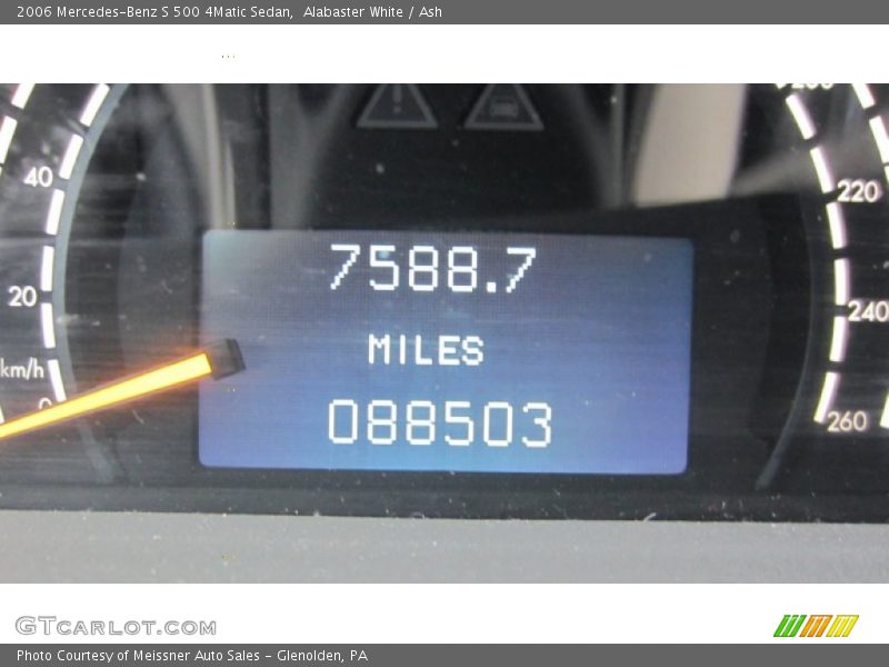 Alabaster White / Ash 2006 Mercedes-Benz S 500 4Matic Sedan