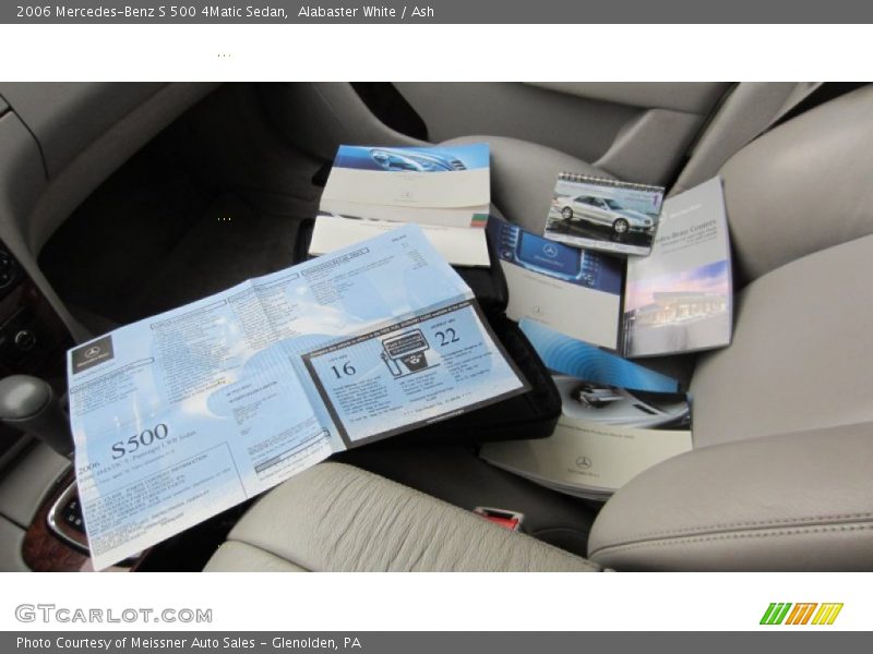 Alabaster White / Ash 2006 Mercedes-Benz S 500 4Matic Sedan