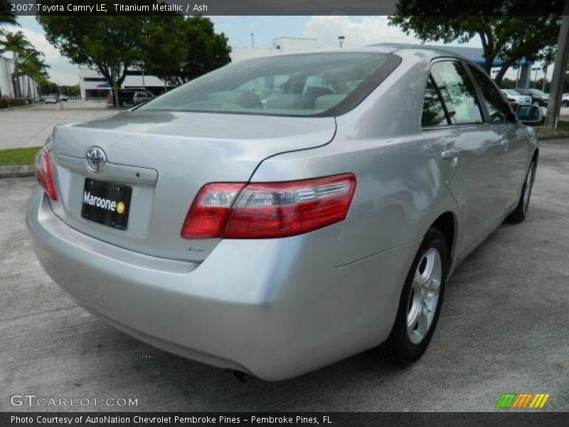 Titanium Metallic / Ash 2007 Toyota Camry LE