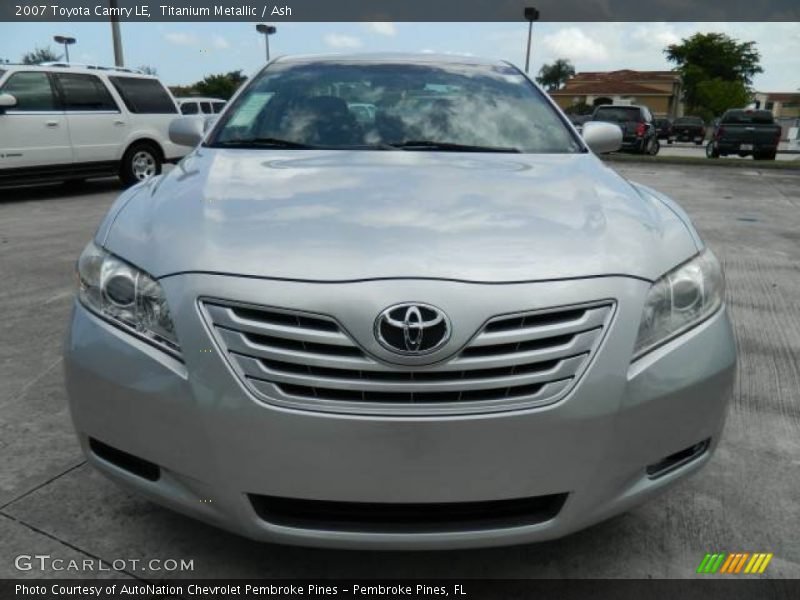 Titanium Metallic / Ash 2007 Toyota Camry LE