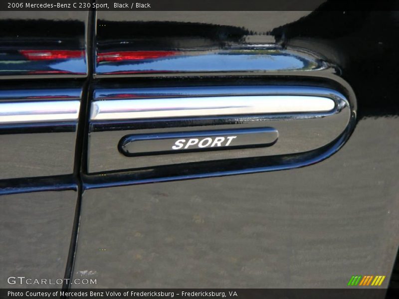 Black / Black 2006 Mercedes-Benz C 230 Sport