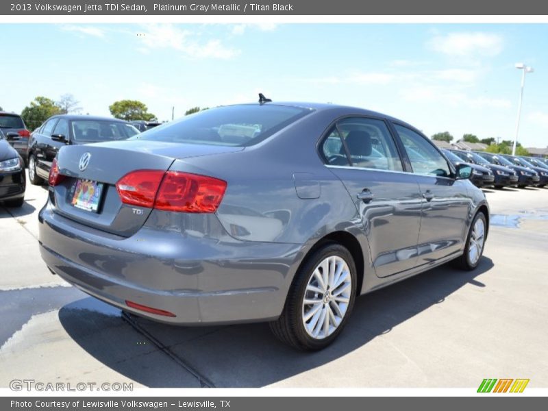 Platinum Gray Metallic / Titan Black 2013 Volkswagen Jetta TDI Sedan