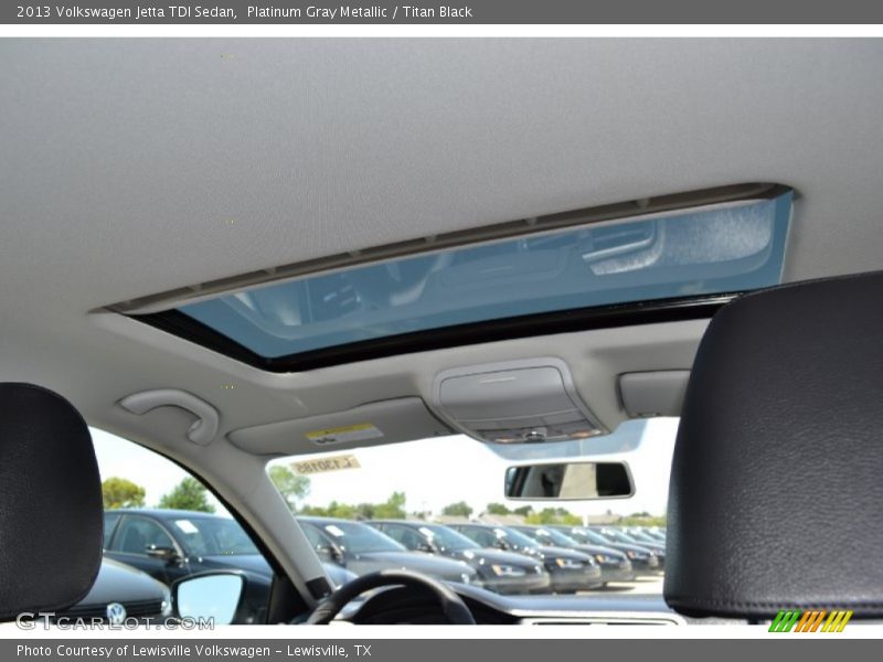 Platinum Gray Metallic / Titan Black 2013 Volkswagen Jetta TDI Sedan