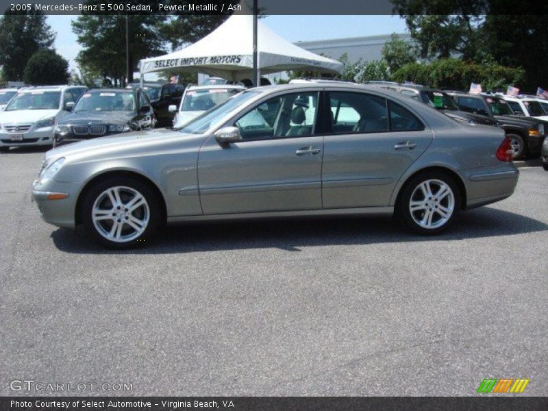 Pewter Metallic / Ash 2005 Mercedes-Benz E 500 Sedan