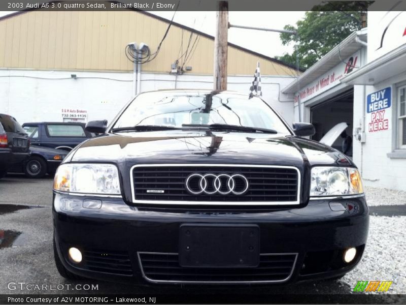 Brilliant Black / Ebony 2003 Audi A6 3.0 quattro Sedan