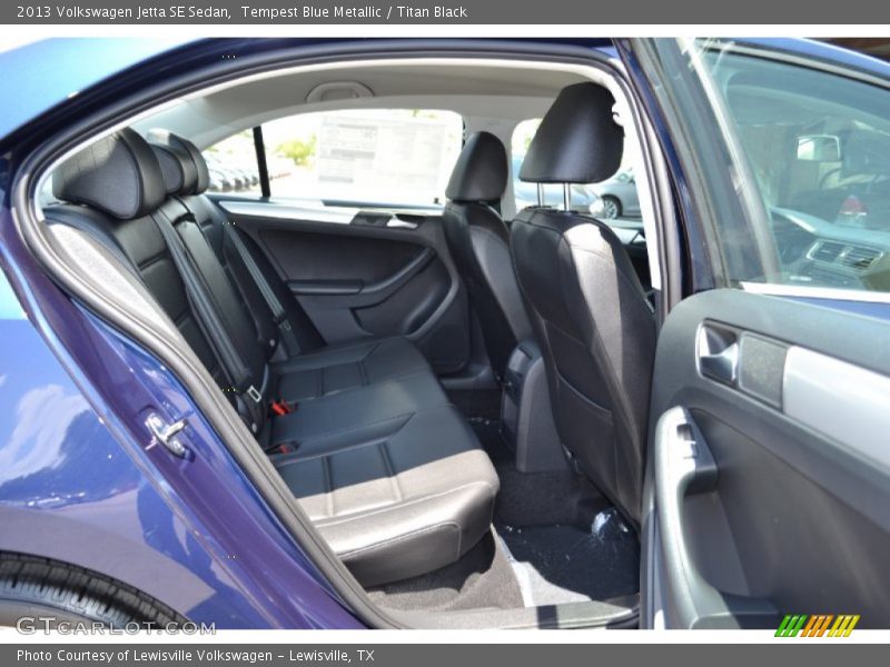 Tempest Blue Metallic / Titan Black 2013 Volkswagen Jetta SE Sedan