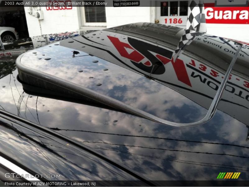 Brilliant Black / Ebony 2003 Audi A6 3.0 quattro Sedan