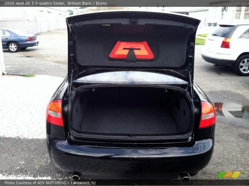 Brilliant Black / Ebony 2003 Audi A6 3.0 quattro Sedan