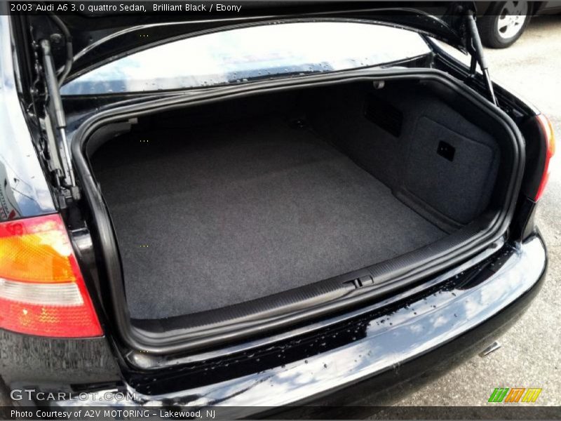 Brilliant Black / Ebony 2003 Audi A6 3.0 quattro Sedan