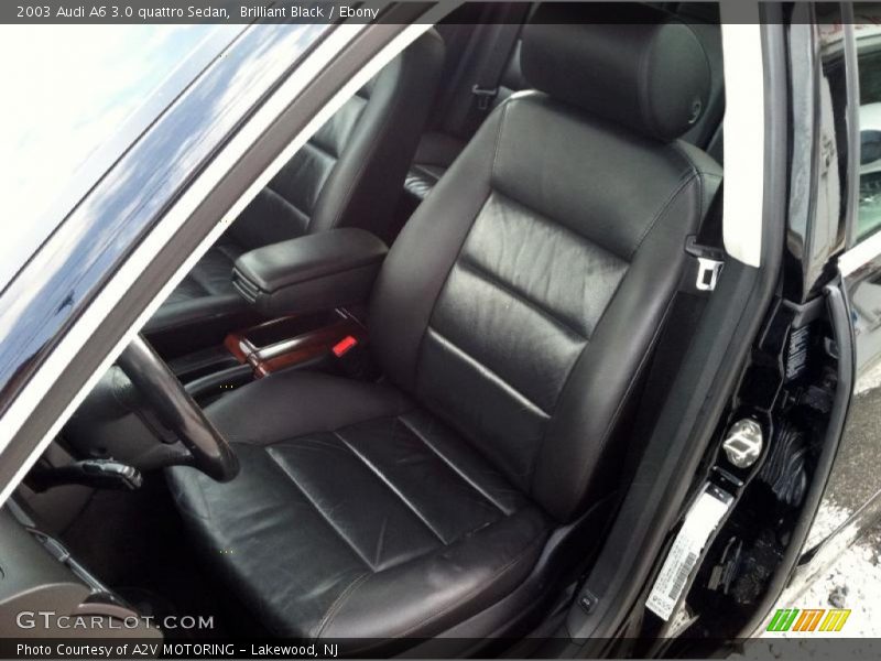 Brilliant Black / Ebony 2003 Audi A6 3.0 quattro Sedan