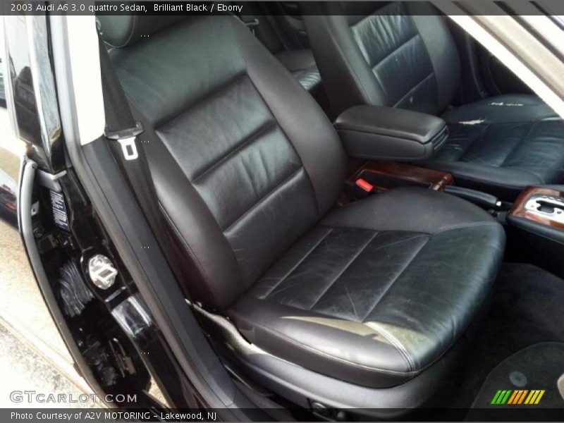 Brilliant Black / Ebony 2003 Audi A6 3.0 quattro Sedan