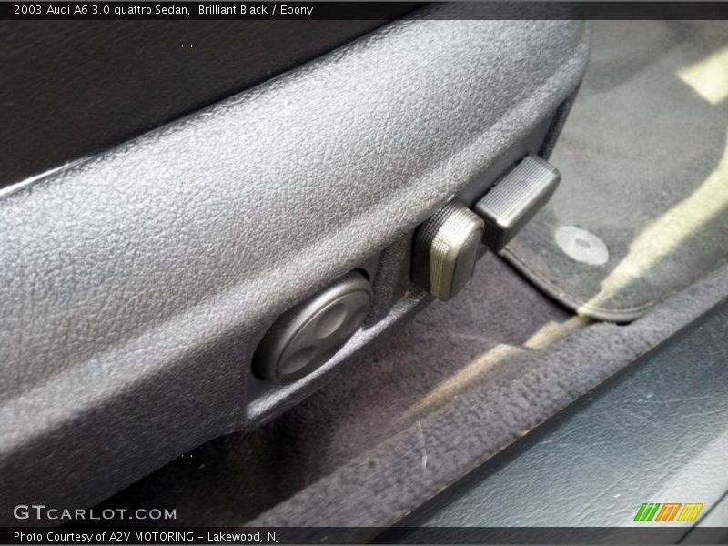 Brilliant Black / Ebony 2003 Audi A6 3.0 quattro Sedan