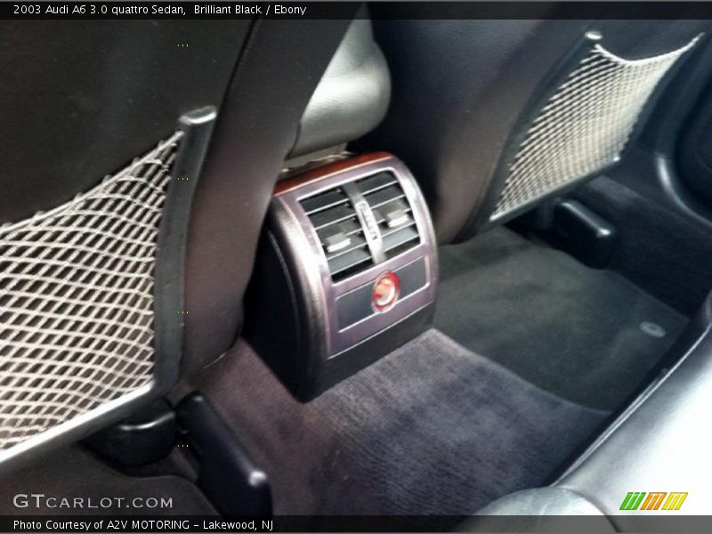Brilliant Black / Ebony 2003 Audi A6 3.0 quattro Sedan
