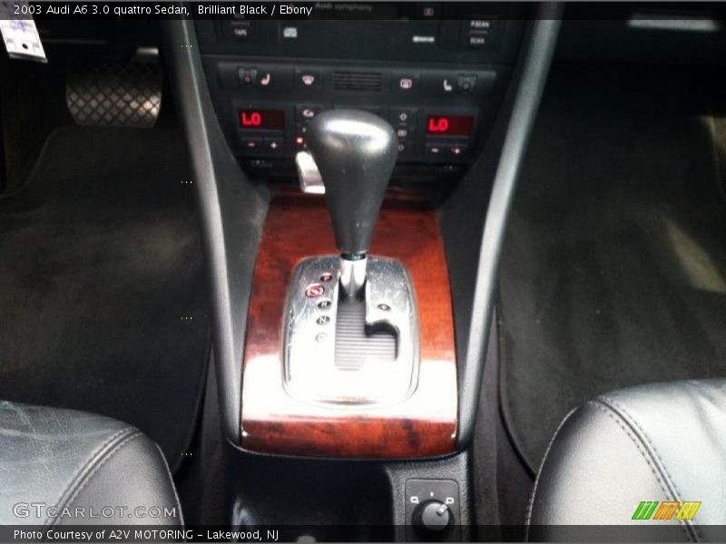 Brilliant Black / Ebony 2003 Audi A6 3.0 quattro Sedan