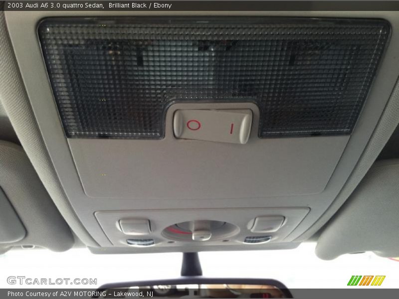 Brilliant Black / Ebony 2003 Audi A6 3.0 quattro Sedan