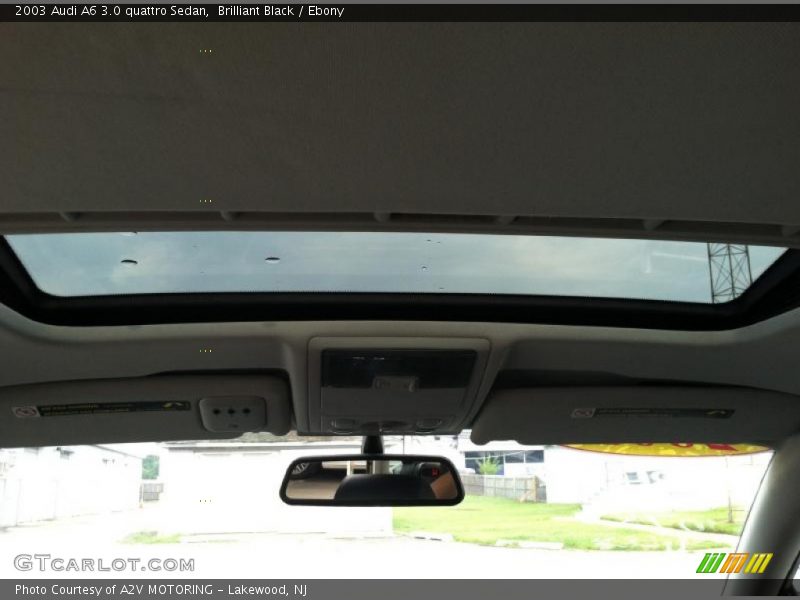 Brilliant Black / Ebony 2003 Audi A6 3.0 quattro Sedan