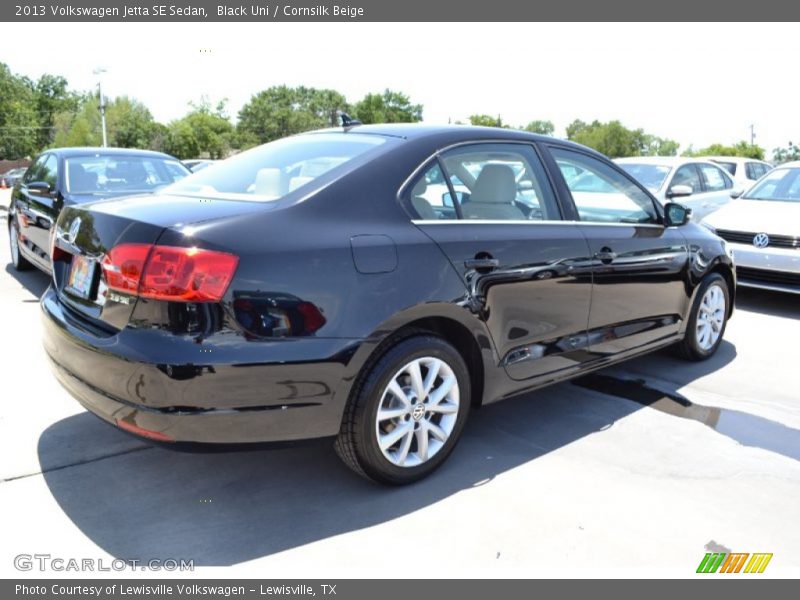 Black Uni / Cornsilk Beige 2013 Volkswagen Jetta SE Sedan