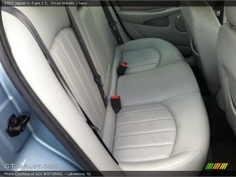 Rear Seat of 2002 X-Type 2.5