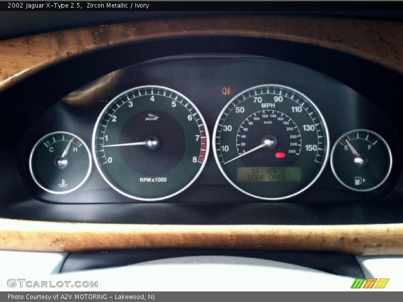  2002 X-Type 2.5 2.5 Gauges