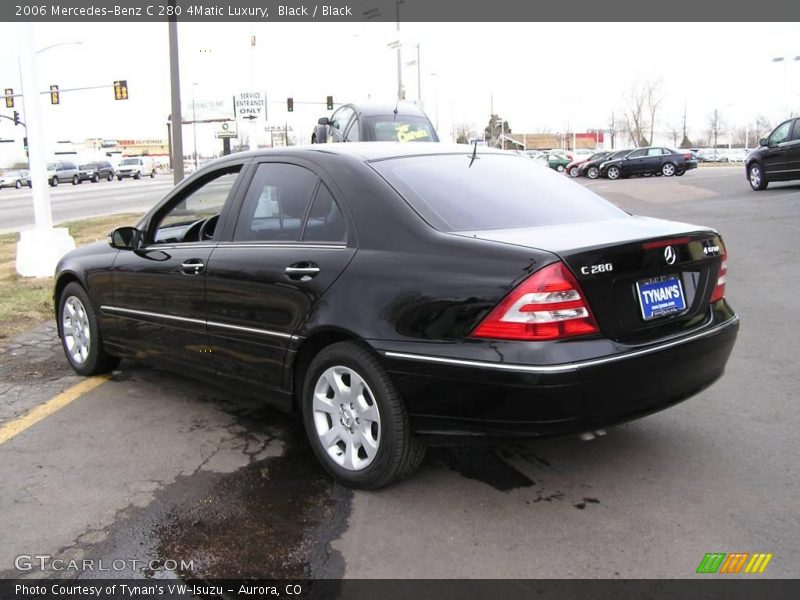 Black / Black 2006 Mercedes-Benz C 280 4Matic Luxury