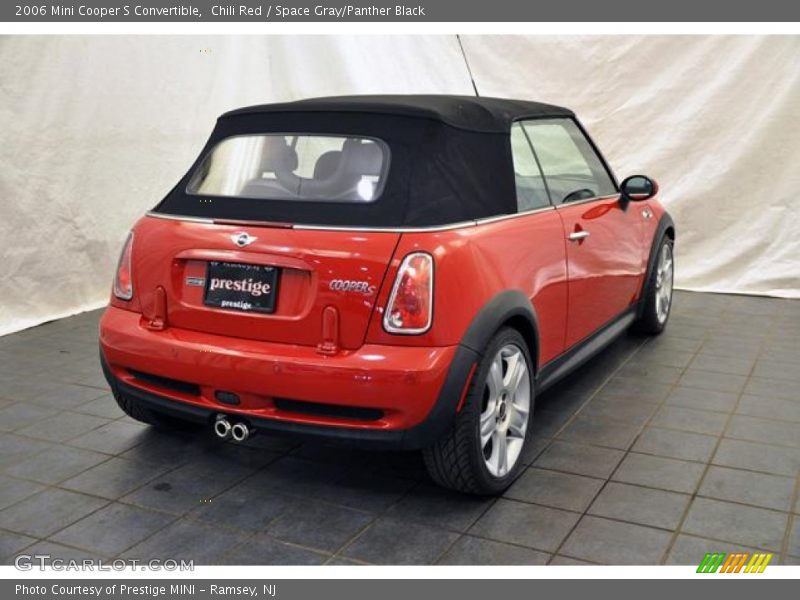 Chili Red / Space Gray/Panther Black 2006 Mini Cooper S Convertible