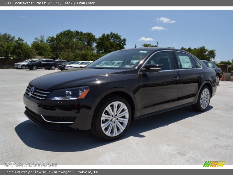 Black / Titan Black 2013 Volkswagen Passat 2.5L SE