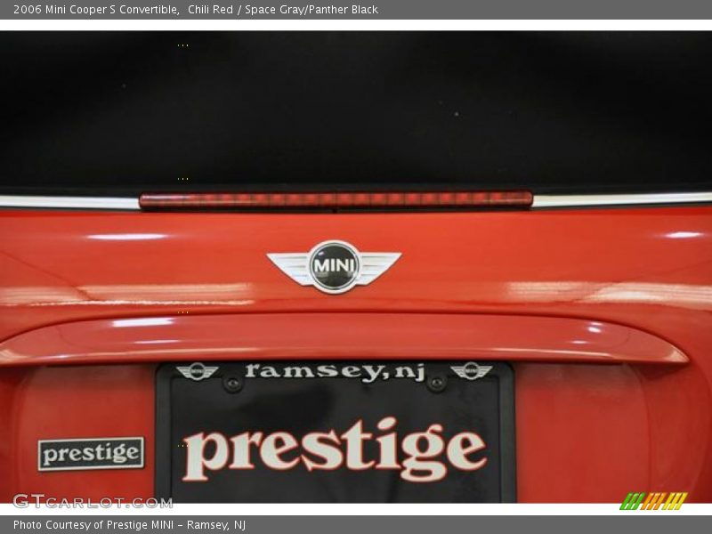 Chili Red / Space Gray/Panther Black 2006 Mini Cooper S Convertible