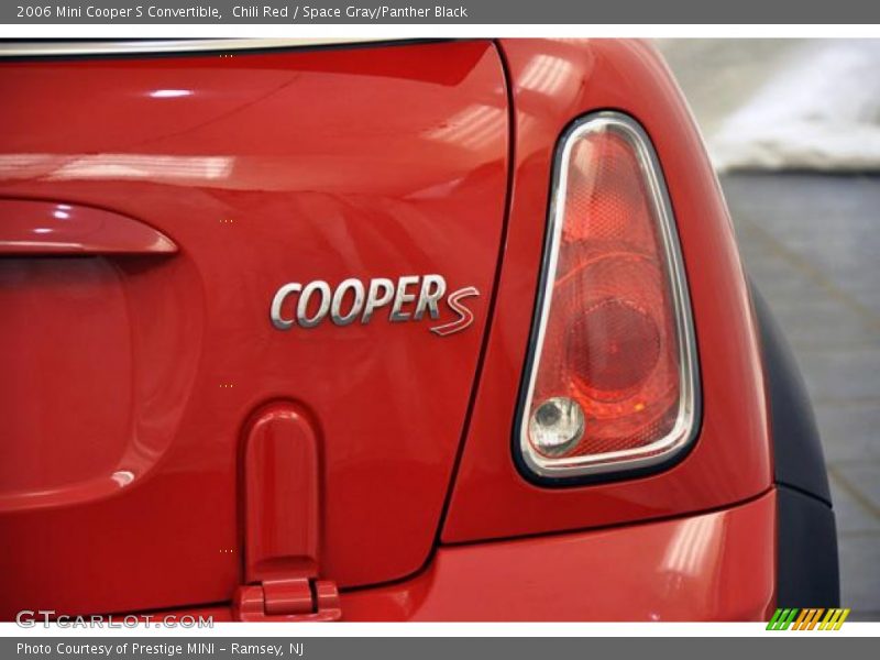 Chili Red / Space Gray/Panther Black 2006 Mini Cooper S Convertible