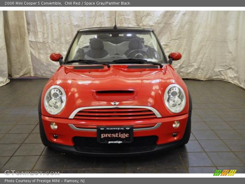 Chili Red / Space Gray/Panther Black 2006 Mini Cooper S Convertible
